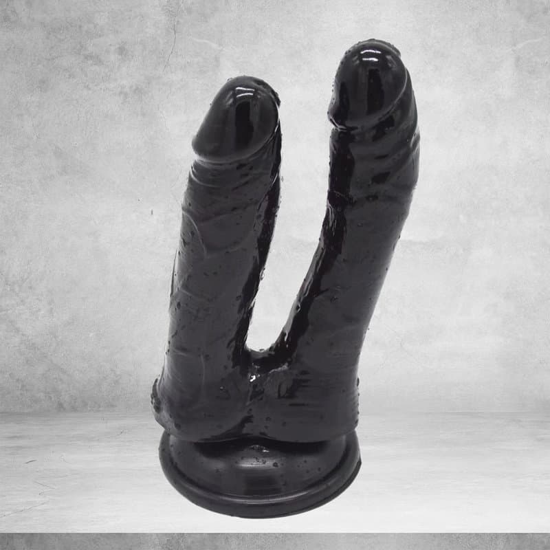 Dr.Love Anal & Vajinal Realistik Çatal Penis –